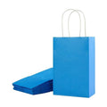 SUNCOLOR 24-Pack Blue Gift Bags with Handles, 8" Goodie Bags for Party Favors, Baby Showers, Birthdays