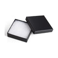 Magicool 40 Pack 3.5x3.5x1 Inch Cardboard Jewelry Boxes,Used for Necklaces,Bracelets,Earrings,Jewelry,Small Gift Packaging,Jewelry Gift Boxes with Lids and Filled with Cotton(Black)