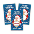 Christmas Scratch Off Cards - 40pcs Xmas Party Scratch Prize Cards - Santa Festive Raffle Tickets for Adults Families Events Business Groups Game Supplies - A02
