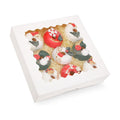 qiqee Auto-pop Up 30pcs Pie Box With Window 9x9x2.5 Inch Donut Pastry Boxes White Bakery Box