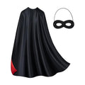Adult Superhero Cape & Mask Set - Double-Sided Super Hero Capes and Masks for Men Women Dress-Up Parties