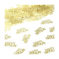 Gold Happy Birthday Confetti Birthday Party Decorations Baby/Adult Birthday Table Scatter Party Supplies 100PC