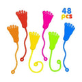 Sticky Hands Bulk 48 PCS Kids Party Favors Foot Shape Stretchy Sticky Hand