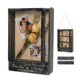 AW Bridal 11x16 Large Shadow Box Display Case, Bridal Shower Gifts, Black