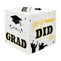 Graduation Card Box, Graduation Party Decorations 2026, Graduation Box, Graduation Card Holder, Foldable Cardboard Congrats Grad Card Gift Box for Graduation Party Supplies Party Favors White