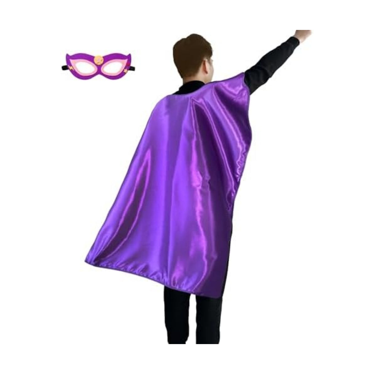 D.Q.Z Adults Superhero Cape and Mask for Men Women Super Hero Party Dress Up Costumes, Halloween Vampire Capes