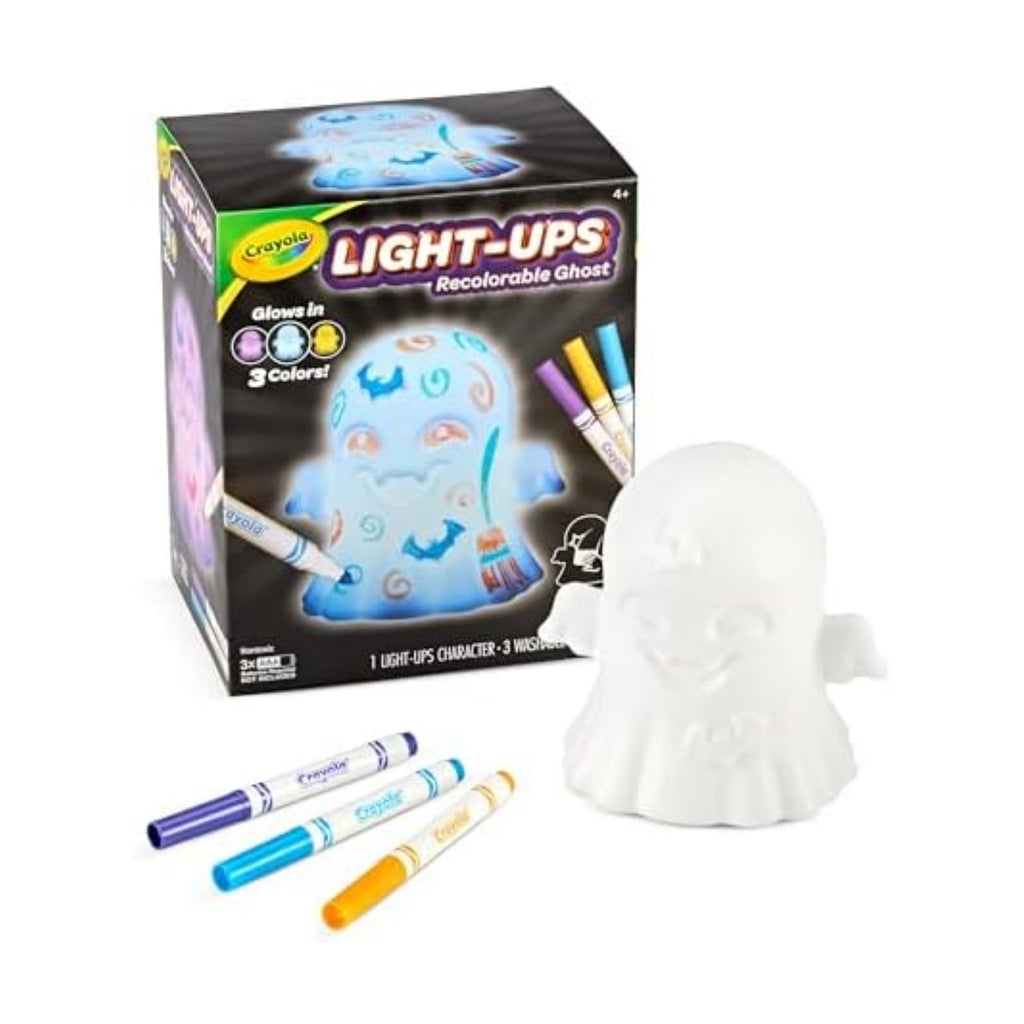 Crayola Light-Ups Ghost, Reusable Coloring Light Up Halloween Toy for Kids