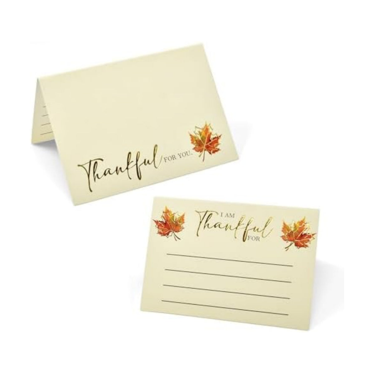 100 Thanksgiving Place Cards Fall Gratitude Harvest Tent Name Card