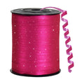 BEISHIDA 500 Yards Hot Pink Glitter Ribbon Curling Crimped, Glitter Balloon String Shiny for Gift Wrapping Ribbon for Mother's Day Birthday Valentines Wedding Party Decoration