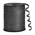 BEISHIDA Glitter Ribbon - 500 Yards Black, Curling, Crimped for Gift Wrapping, Balloons, Art, Craft, Decor, Florist, Flowers