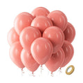 Bezente Dusty Pink Latex Party Balloons 100 Pack 12 inch