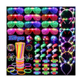 TSDATOWR 150Pcs Glow in the Dark Party Supplies for Kids and Adults