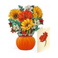 Freshcut Paper Mini Pumpkin Harvest 5.5" Pop Up Card