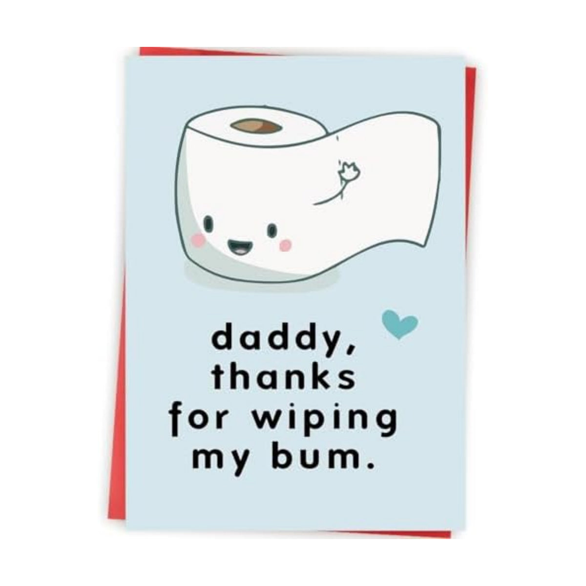 Funny First Fathers Day Card Gift for New Dad
