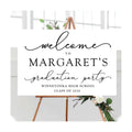 Personalized Graduation Party Welcome Sign 2026, Class of 2026 Welcome Sign, Grad Welcome Sign, Modern Minimalist Graduation Welcome, 2026 Graduation Party Welcome Sign