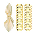 Gold Napkin Rings-20 Pcs Stainless Steel Napkin Rings