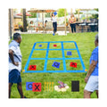 CWLAKON Outdoor Giant Tic Tac Toe Bean Bag Toss Games for Kids Adults Family, Large Outside Lawn Yard Backyard Carnival Field Day Game, Birthday Party Family Reunion Games Playground Fitness Equipment