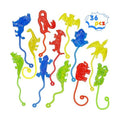 Sticky Hands Bulk 36 PCS Kids Party Favors Animal & Dinosaur Sticky Hand