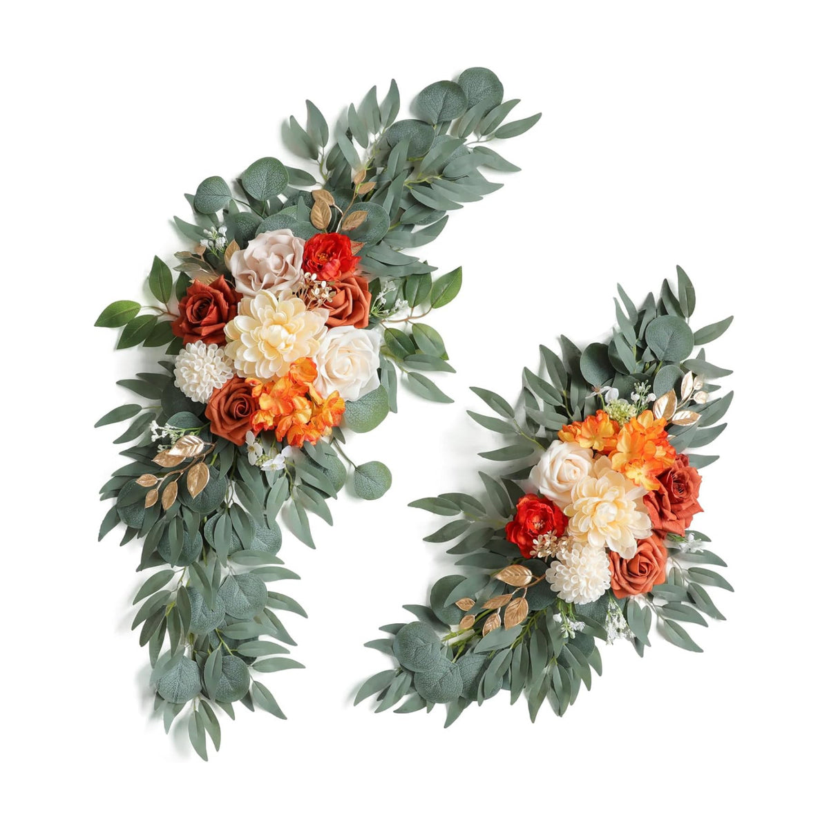 ponatia Artificial Wedding Arch Flowers Set of 2