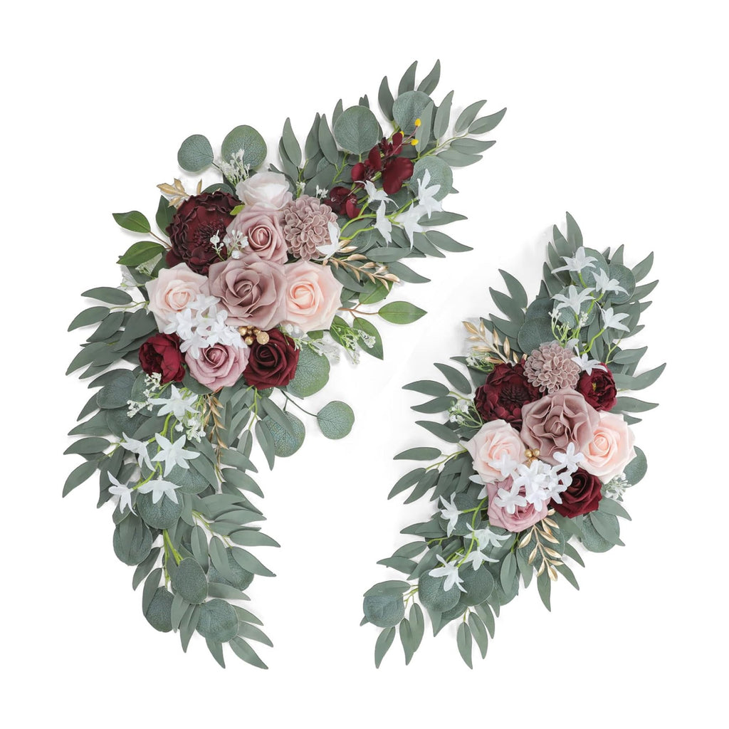 ponatia Artificial Wedding Arch Flowers Set of 2