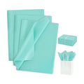 BEISHIDA 100 Sheets Teal Tissue Paper Bulk, Wrapping Tissue Paper for Gift Bags, 14 x 20 Inch Gift Wrap for Birthday Wedding Graduation DIY Crafts Holiday Flowers
