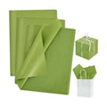 BEISHIDA 100 Sheets Olive Green Tissue Paper Bulk, Wrapping Tissue Paper for Gift Bags, 14 x 20 Inch Gift Wrap for Birthday Wedding Graduation DIY Crafts Holiday Flowers