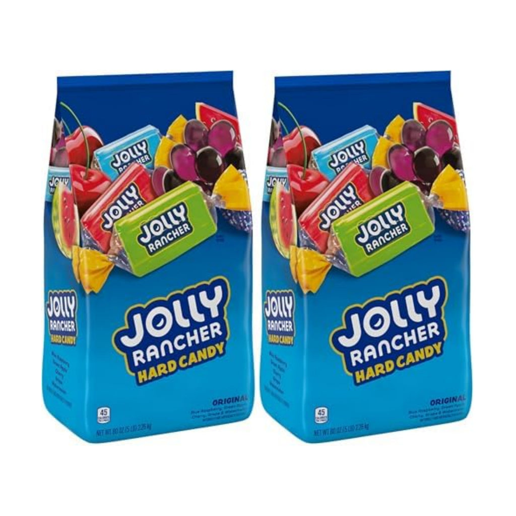 JOLLY RANCHER Assorted Fruit Flavored Hard Candy Bulk Bag, 5 lb (Pack of 2)