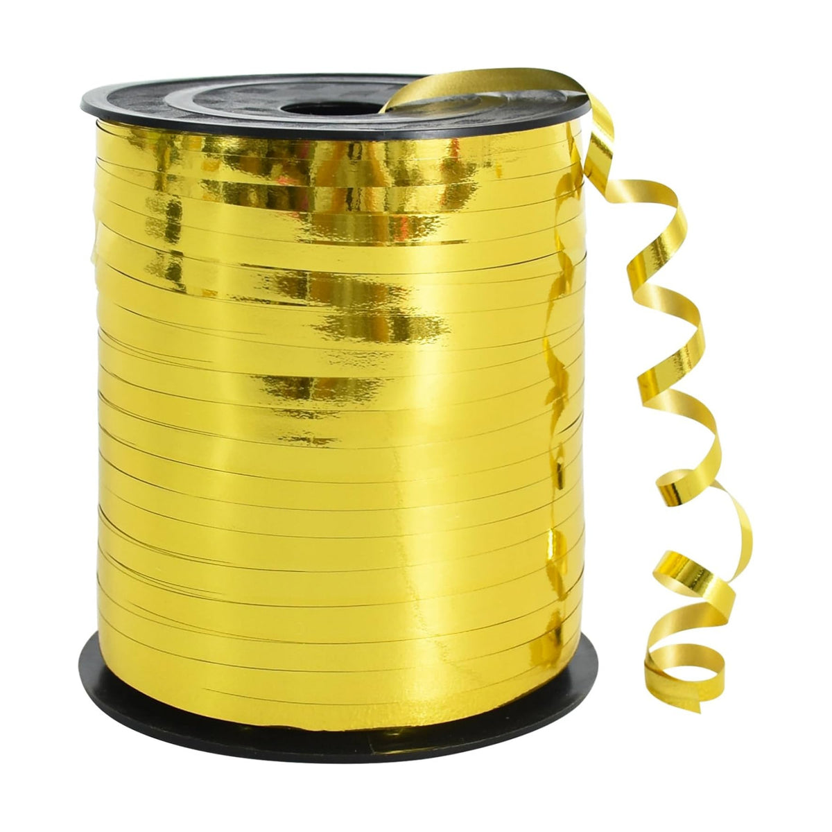 TONIFUL 500 Yards Curling Ribbon-Balloon Ribbons-Shiny Gold Metallic Balloon String for DIY Decor,Gift Wrapping,Bows for Christmas New Year Birthday Gifts Graduation Supplies
