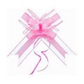 WEWILUCK Large Pink Pull Bows for Gift Wrapping, 8 Inch, 10 Pack, Baskets