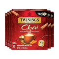Twinings Chai Black Tea Individually Wrapped Bags, 50 Count (Pack of 6), Sweet, Savoury Spices, Caffeinated, Enjoy Hot or Iced, 300 Teabags