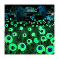 Solar Halloween Decorations Outdoor 6 Pack 36 LED Green Solar Eyeball Light