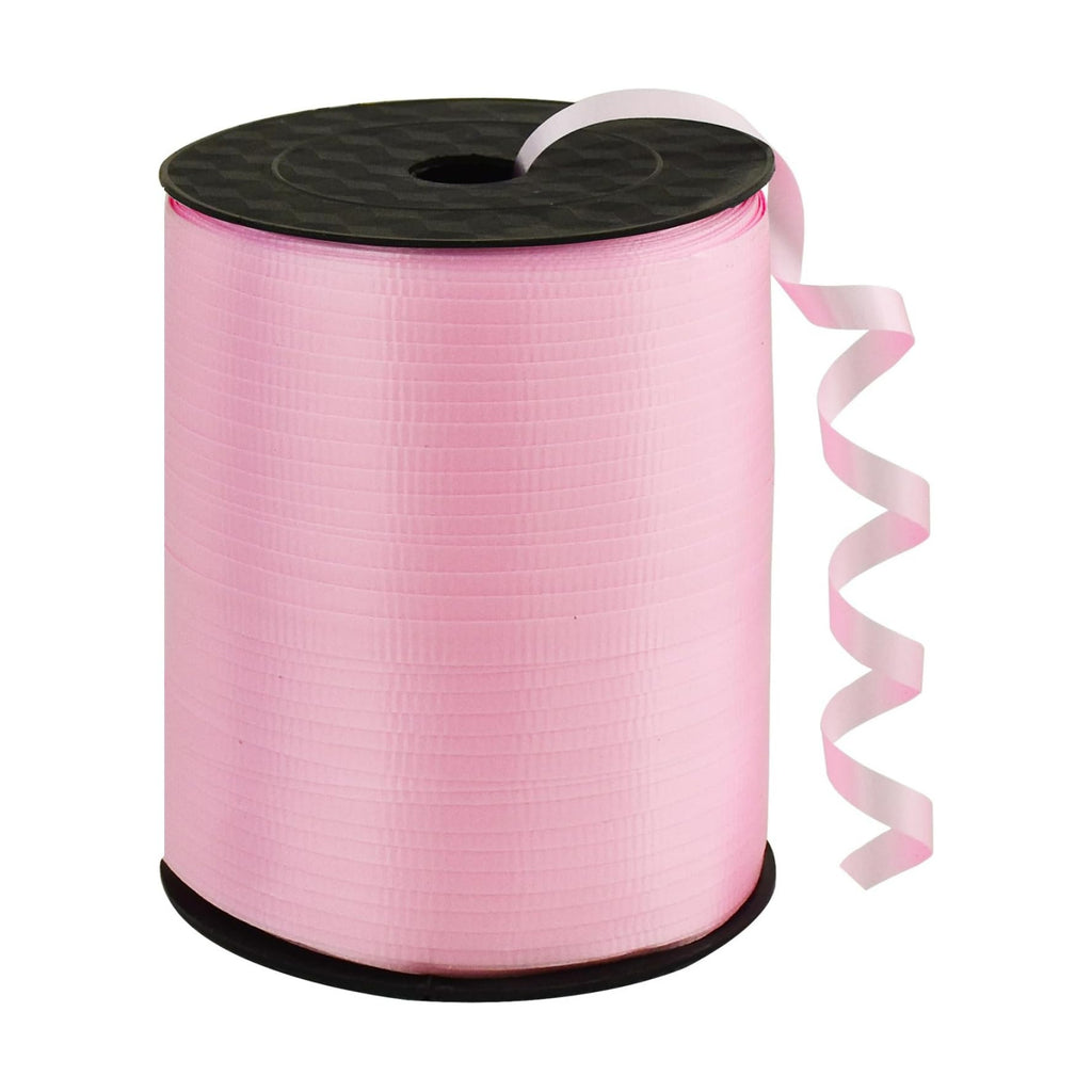 BEISHIDA 500 Yards Matte Light Pink Curling Crimped Ribbon Balloon String Ribbons for Gift Wrapping Ribbon for Birthday Valentines Baby Shower Mothe's Day Decoration