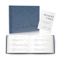 Funeral Guest Book for Celebration of Life Memorial Service with Table Sign
