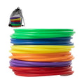 24 Pcs Plastic Ring Toss Game for Kids Toss Rings for Speed Agility