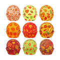 SANNIX 450pcs Fall Cupcake Liners, Pumpkin Maple Leaf Cake Baking Cups