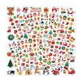 UPINS 12 Sheets Christmas Holiday Stickers 3D Puffy Foam Decals