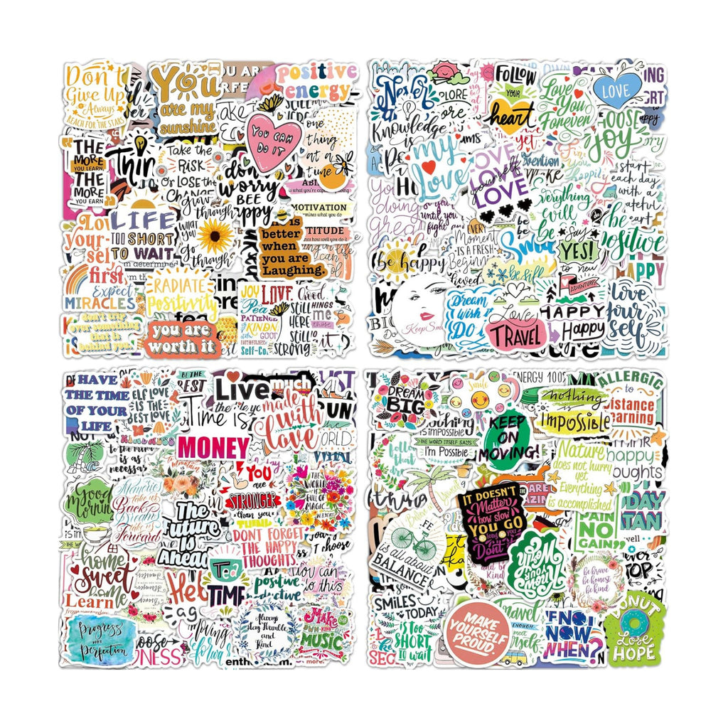 300 PCS Inspirational Stickers for Adults, Scrapbook Vision Board Supplies