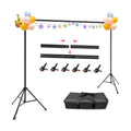 Hemmotop Photo Backdrop Stand, 10x7ft, Secure Straight Thread Connection
