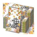 Seajan 200 Pcs Fall Plaid Pumpkin Disposable Hand Towels for Bathroom
