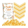 Thyle 51 Pcs Fall Pumpkin Pacifier Hunt Baby Shower Game