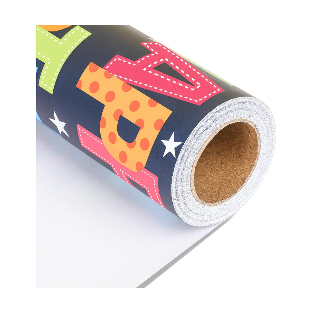 Birthday Wrapping Paper,Birthday Gift Wrapping Paper-17 Inch X 32.8 Feet
