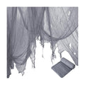 200" x 40" Halloween Creepy Cloth, Gray Halloween Spooky Fabric Cloth