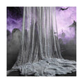 400" x 40" Large Halloween Creepy Cloth, Gray Halloween Spooky Fabric Cloth