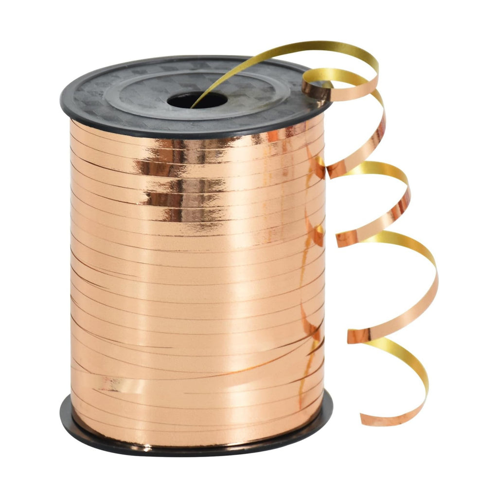 TONIFUL 500 Yards Shiny Champagne Gold Curling Ribbon Balloon String