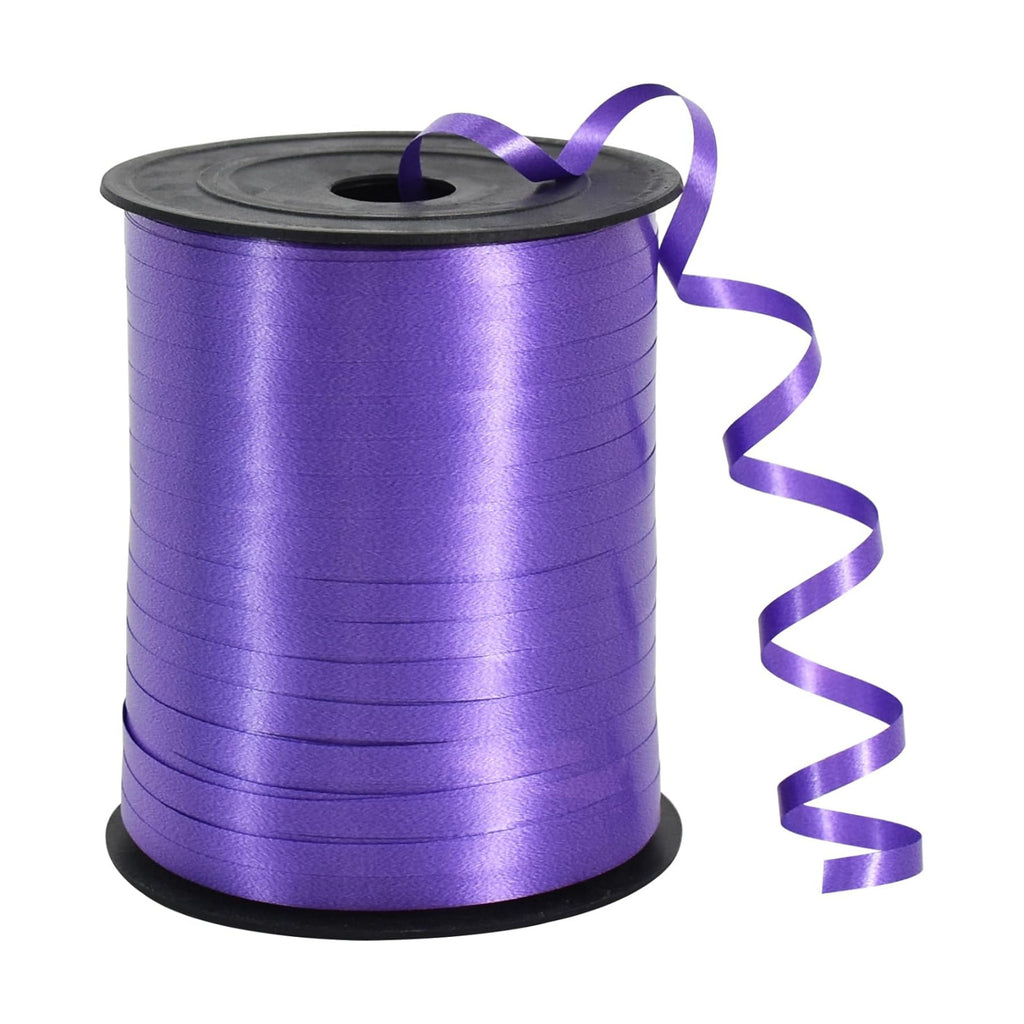 TONIFUL 500 Yards Curling Ribbon-Balloon Ribbon-Balloon String for Art&Craft Decor,Gift Wrapping,Ribbons and Bows for Christmas New Year Birthday Gifts Graduation Supplies (Deep Purple)