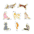 MrCookie Cat Shaped Cookie Cutters Set,Stainless Steel.