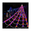 Halloween Decorations Outdoor Spider Web: Giant Light Up Spider Web Decor