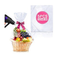 5 Pcs Shrink Wrap Bags for Gift Baskets, 32x40 in, Dust Cover