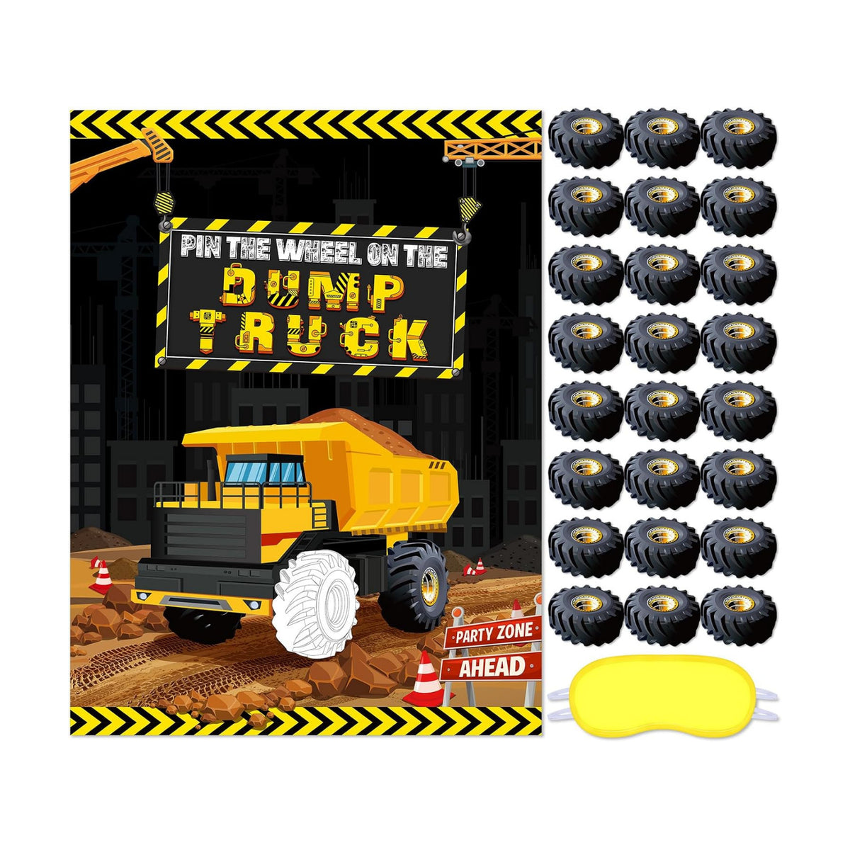 Faccito Construction Party Game Construction Birthday Party Supplies