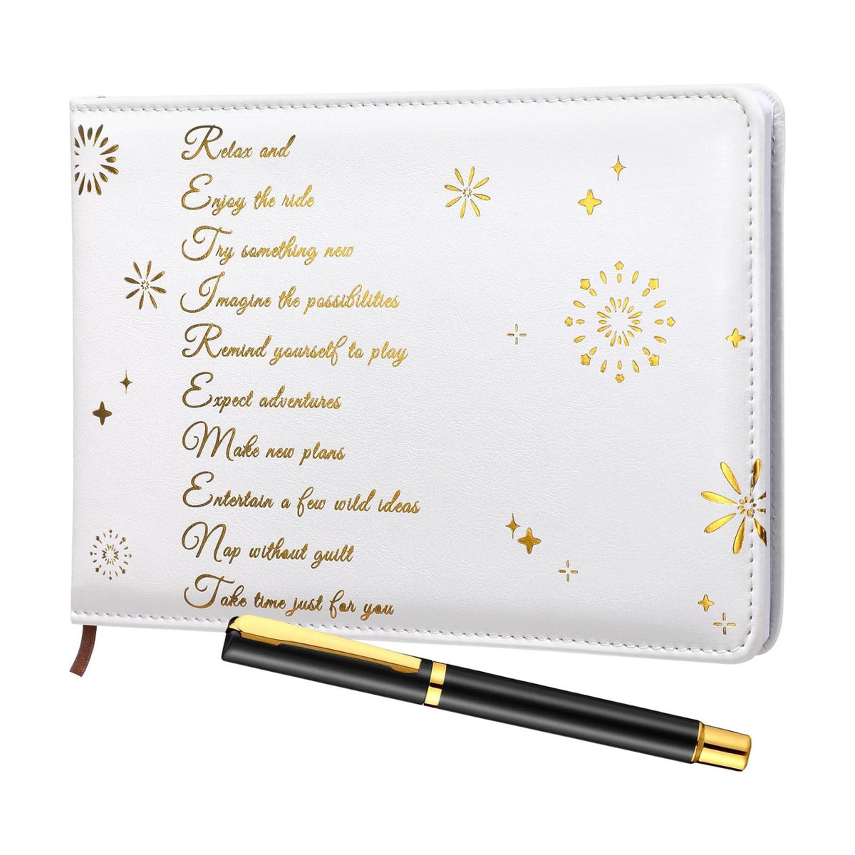 Ctosree 2026 Retirement Guest Book with Signature Pen, Firework